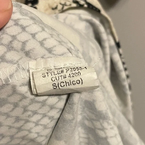 Jodifl Snakeskin‎ Print Short Sleeve Peplum Top Small - Picture 4 of 5